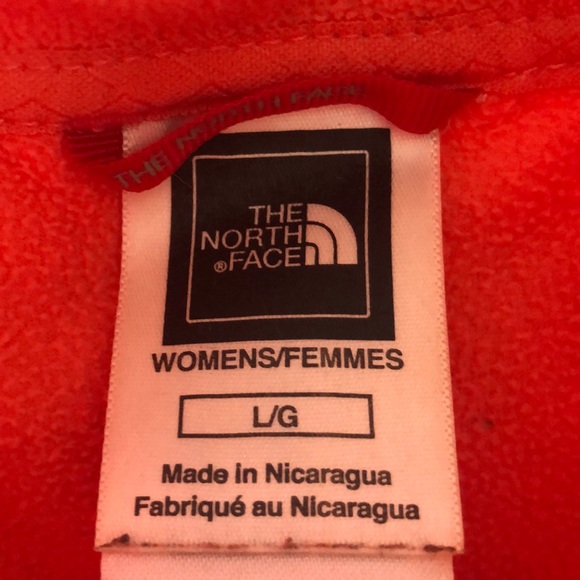 Light pink NORTH FACE quarter zip sweatshirt - Picture 5 of 6